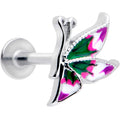 BodyCandy 16G 5/16 Profile Butterfly Labret Monroe Tragus — main product shot