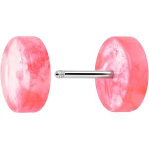BodyCandy Glow in the Dark Two Tone Cheater Plug Set — side view