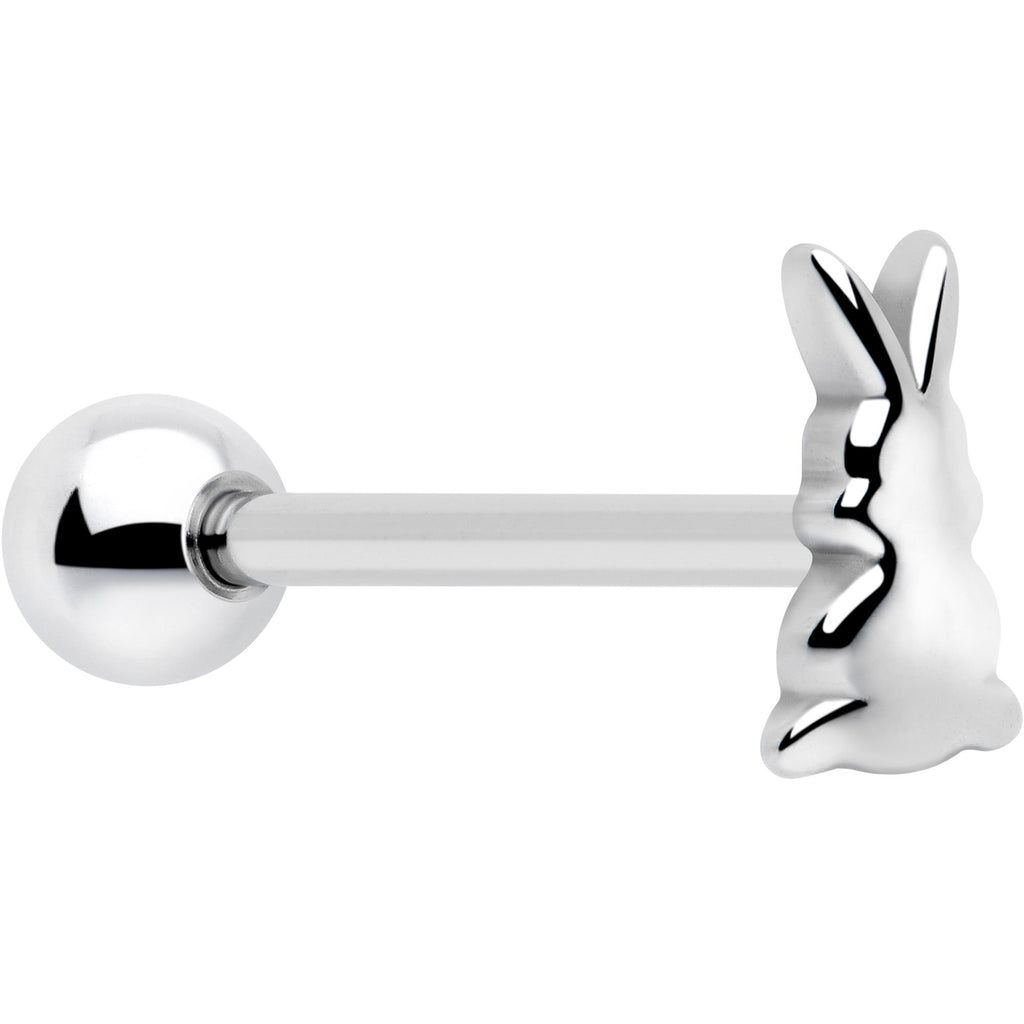 BodyCandy Bunny Rabbit Easter Barbell Tongue Ring — main product shot