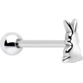 BodyCandy Bunny Rabbit Easter Barbell Tongue Ring — main product shot