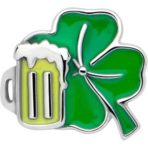 BodyCandy Beer Shamrock St Patricks Barbell Tongue Ring — lifestyle context