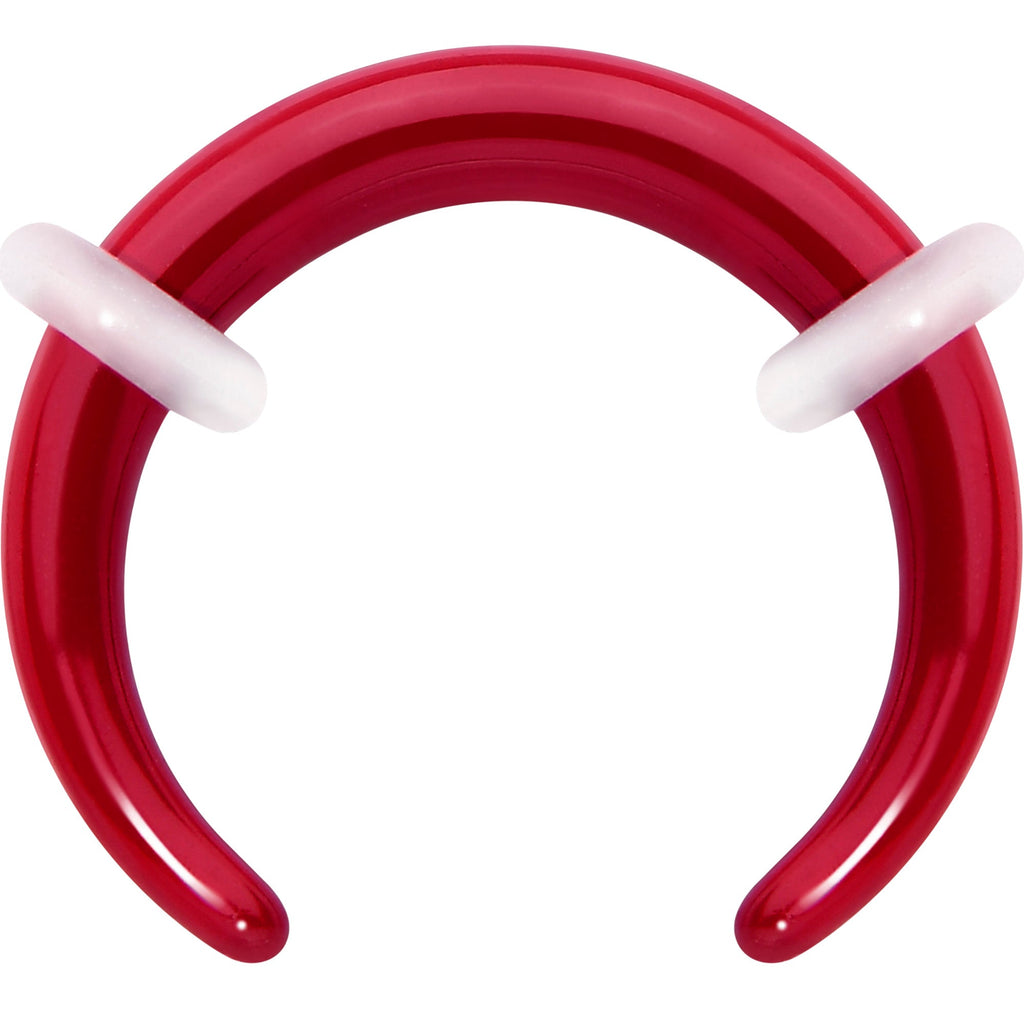 BodyCandy Stainless Steel Crescent Pincher Septum Ring - 14G and 16G — comparison shot