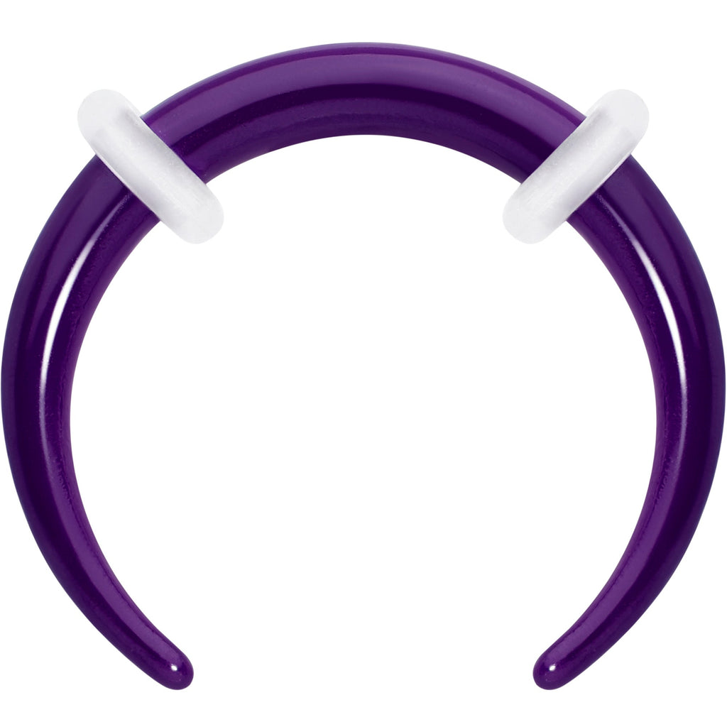 BodyCandy Stainless Steel Crescent Pincher Septum Ring - 14G and 16G — fabric or material detail
