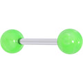 BodyCandy Color Acrylic Ball Tongue Ring Surgical Steel Barbell — size reference