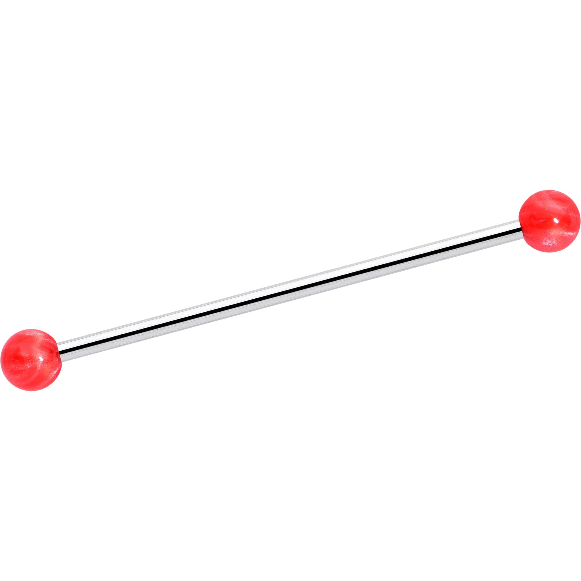 BodyCandy 14G Color Acrylic Ball Industrial Barbell 38mm — packaging
