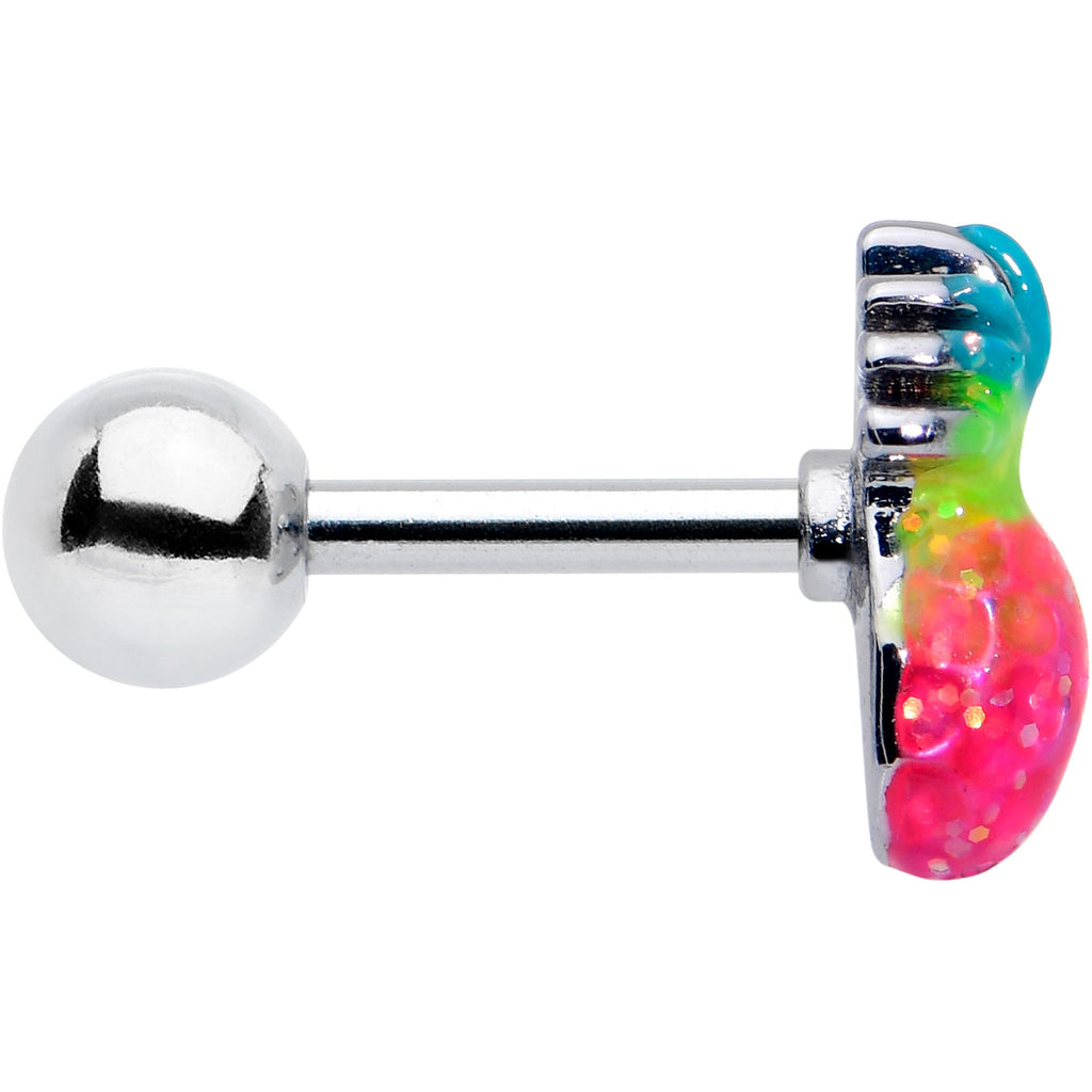 BodyCandy 16G 1/4 Hot Tropical Pineapple Cartilage Tragus Earring — lifestyle context