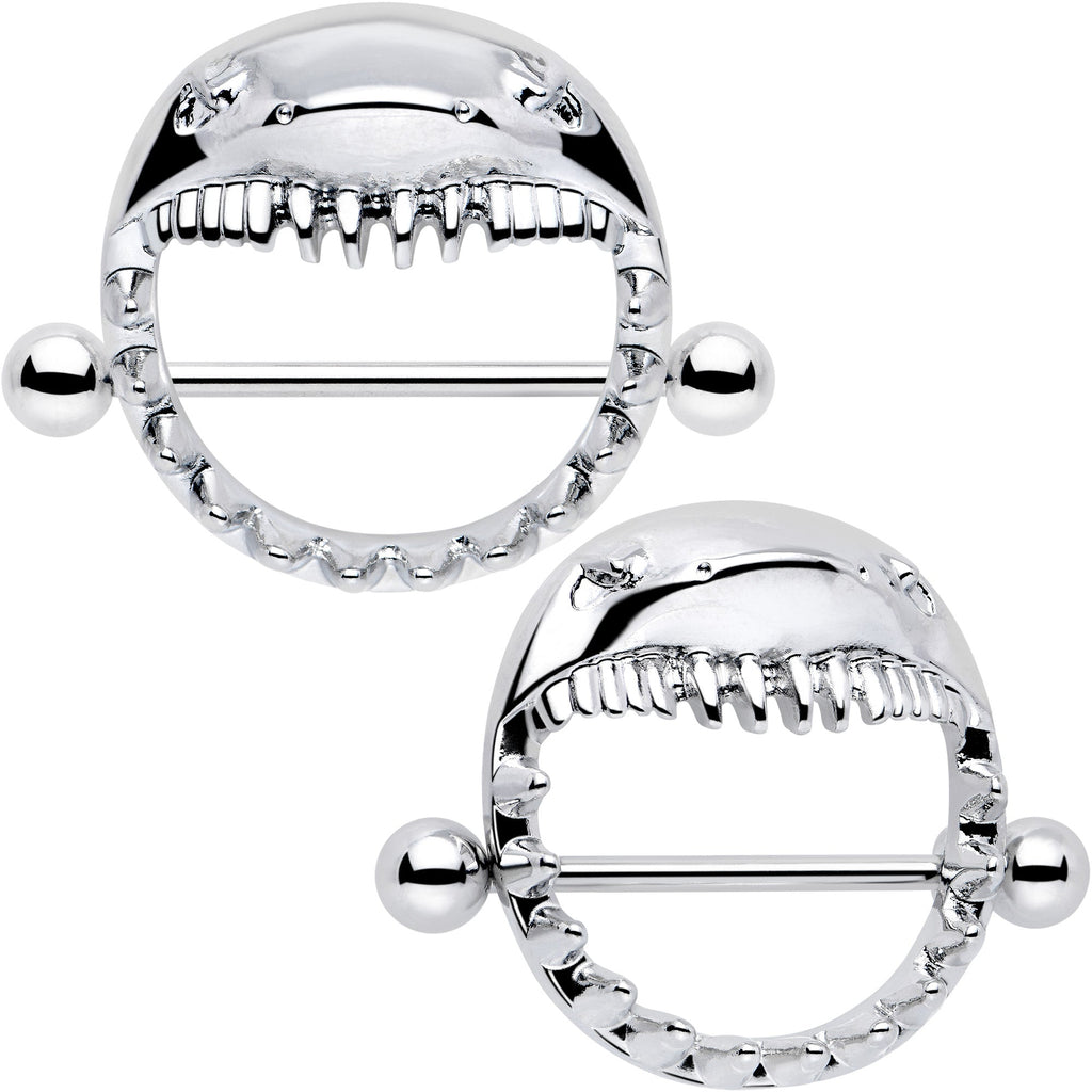 BodyCandy 14G 9/16 Shark Bite Nipple Shield Set — main product shot