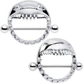 BodyCandy 14G 9/16 Shark Bite Nipple Shield Set — main product shot