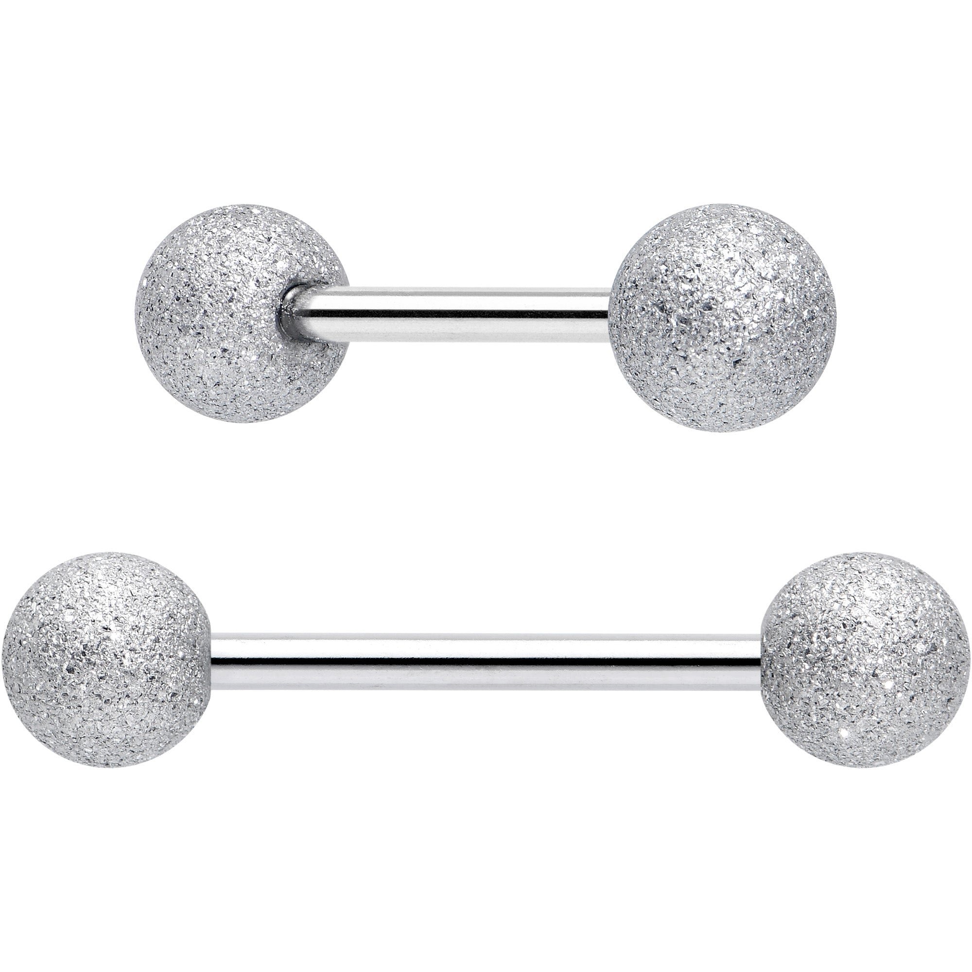 BodyCandy Red CZ Gem Flower Sandblasted Barbell Tongue Ring Set of 4 — lifestyle context
