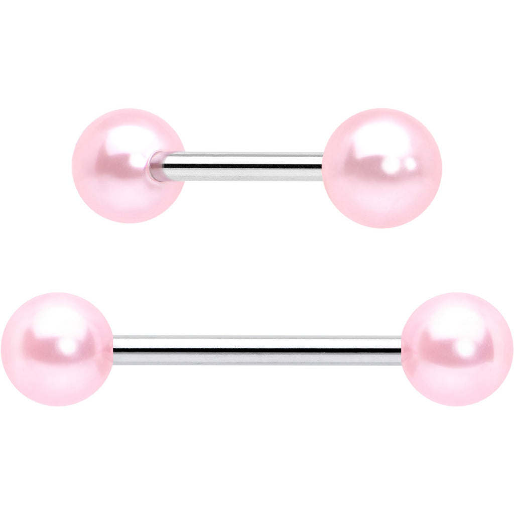BodyCandy Purple Clear CZ Gem Butterfly Pink Barbell Tongue Ring Set of 4 — lifestyle context