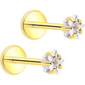 BodyCandy 3mm CZ Star Flat Back Stud Earrings - 1 Pair — packaging