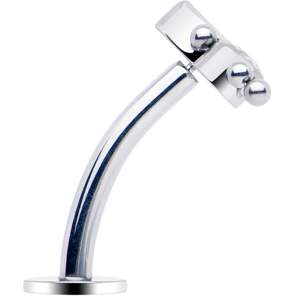 BodyCandy Gem Trio Titanium Push In Threadless Floating Belly Ring — lifestyle context