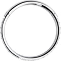 BodyCandy 18G 3/8 Clear CZ Gem Titanium Forward Facing Hinged Segment Ring — main product shot