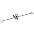 BodyCandy 14G Two Tone Halloween Mummy Industrial Barbell 38mm — main product shot