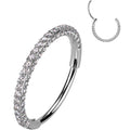 BodyCandy 20G Implant Grade Titanium Triple Sided Micro Gem Hinged Nose Hoop — packaging