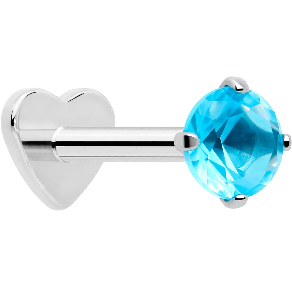 BodyCandy 18G 5/16 CZ Implant Grade Titanium Reversible Threadless Flatback — packaging
