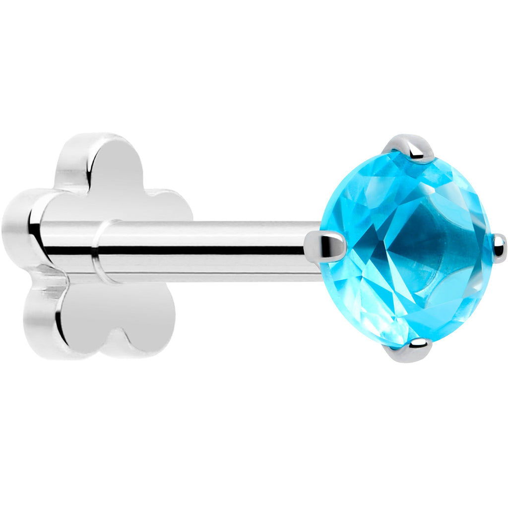 BodyCandy 18G 5/16 CZ Implant Grade Titanium Reversible Threadless Flatback — packaging