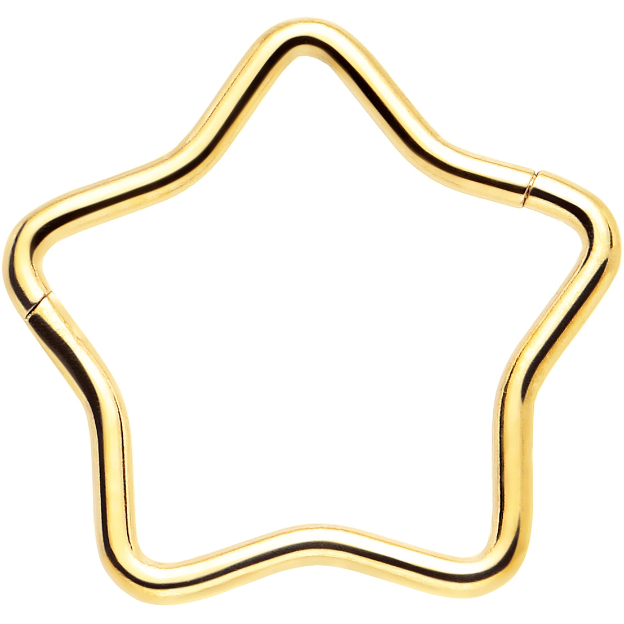 BodyCandy 20G Seamless Hollow Star Nose Hoop Surgical Steel — packaging