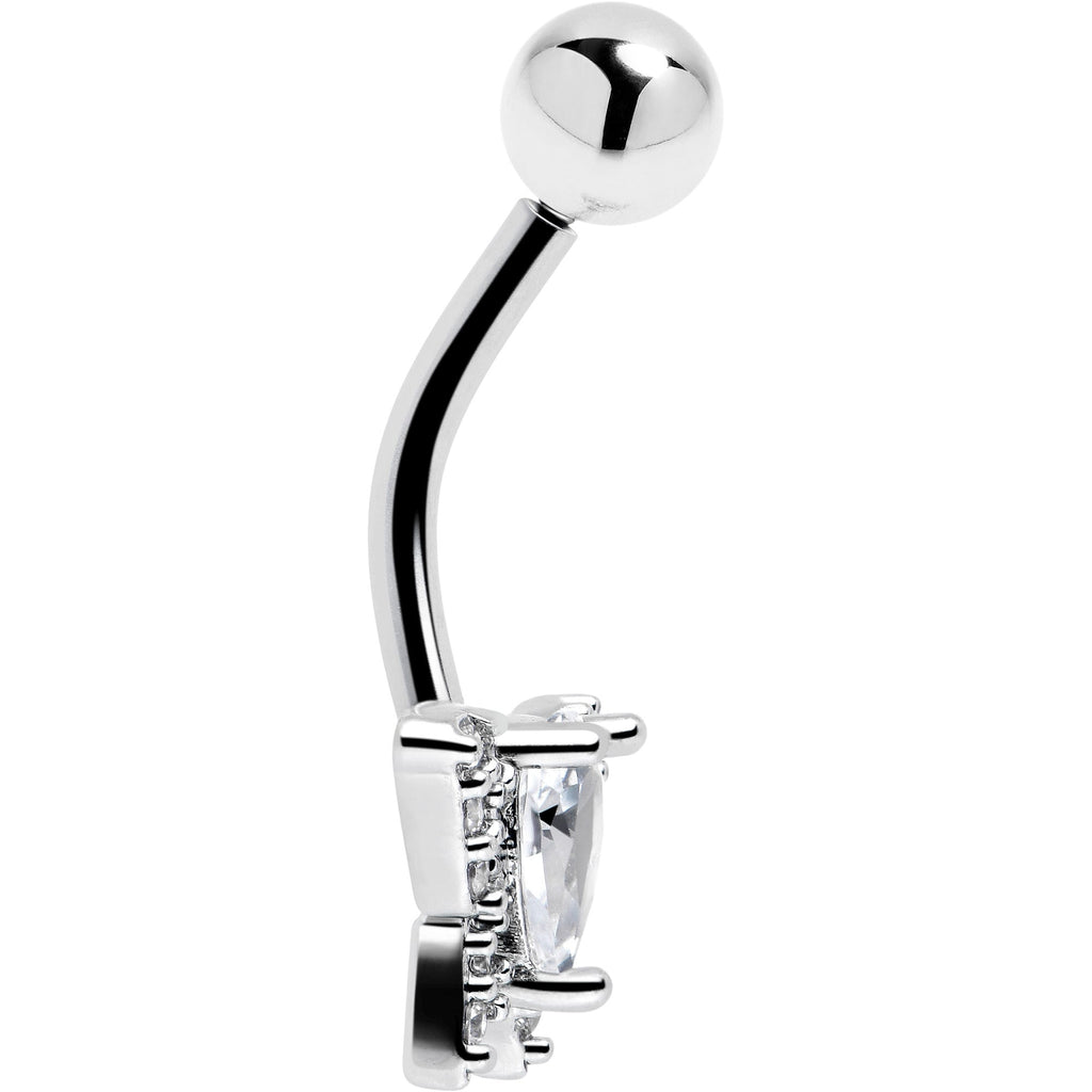 BodyCandy Cubic Zirconia Style Butterfly Belly Ring — lifestyle context