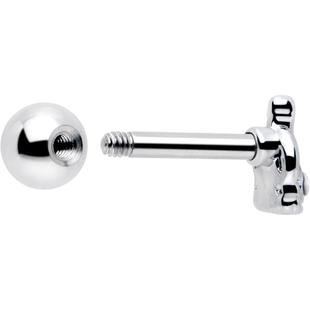 BodyCandy 16G 1/4 Clear Gem Champagne Dreams Cartilage Tragus Earring — lifestyle context