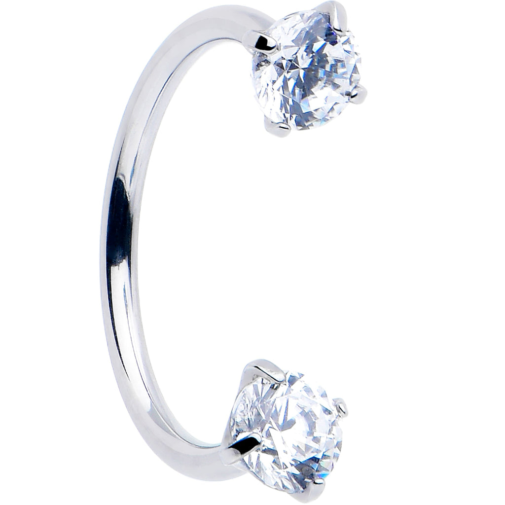 BodyCandy Double Gem Horseshoe Nose Ring Kit with Ball Grabber — feature highlight