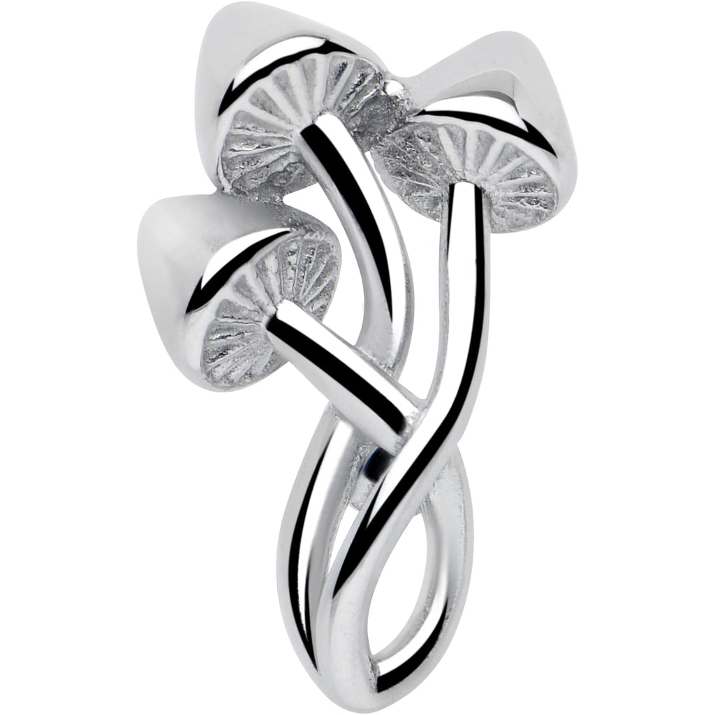 BodyCandy Trippy Mushroom Trio Barbell Tongue Ring — lifestyle context