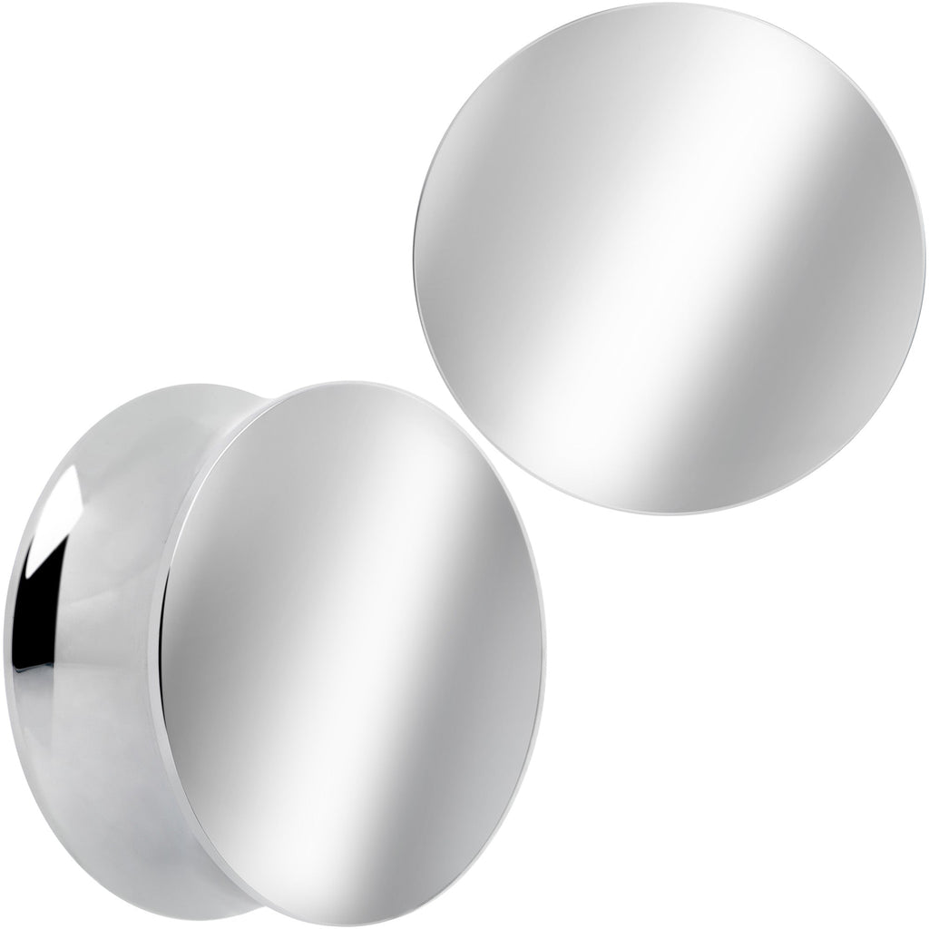 BodyCandy Hand Polished Simply Style Saddle Plug Set 5mm to 25mm — product on model