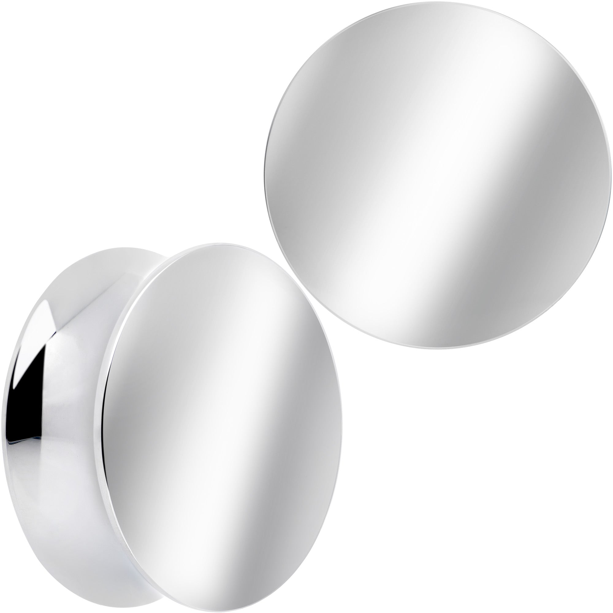 BodyCandy Hand Polished Simply Style Saddle Plug Set 5mm to 25mm — flat-lay composition