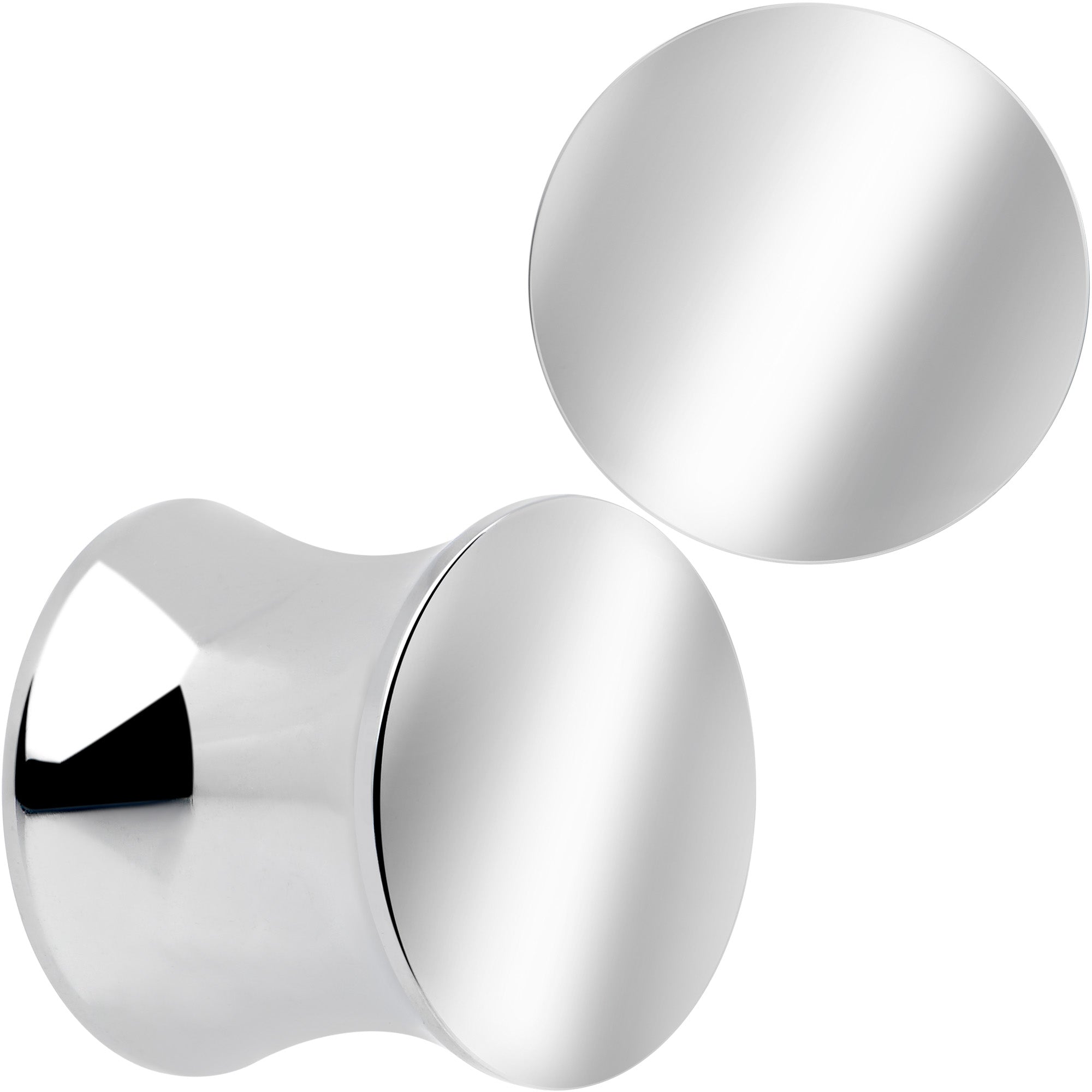 BodyCandy Hand Polished Simply Style Saddle Plug Set 5mm to 25mm — main product shot