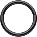 BodyCandy 20G Implant Grade Titanium Half Closure Hinged Segment Ring — alternative angle
