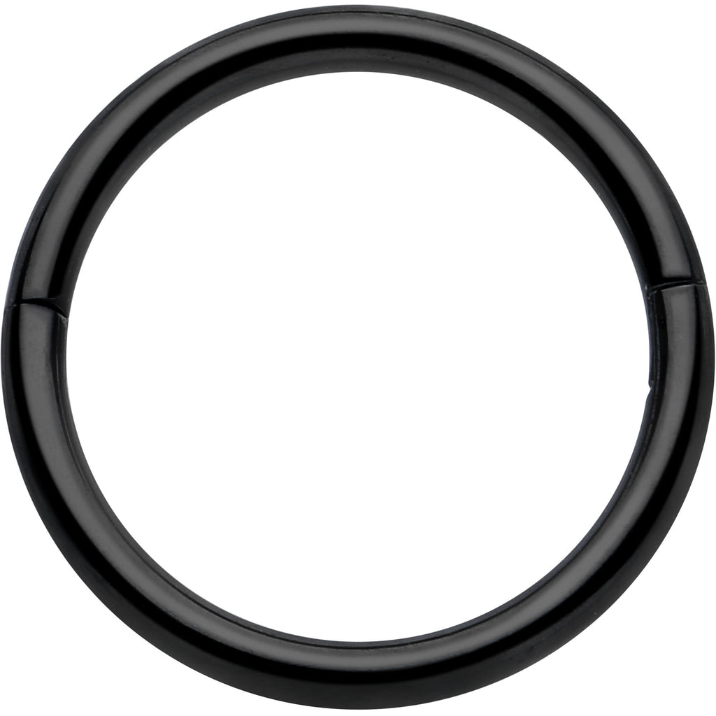 BodyCandy 20G Implant Grade Titanium Half Closure Hinged Segment Ring — in-use photo