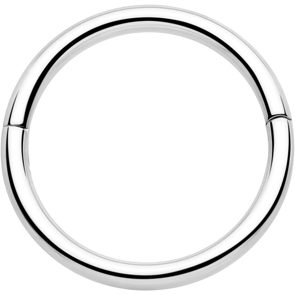 BodyCandy 20G Implant Grade Titanium Half Closure Hinged Segment Ring — detail close-up