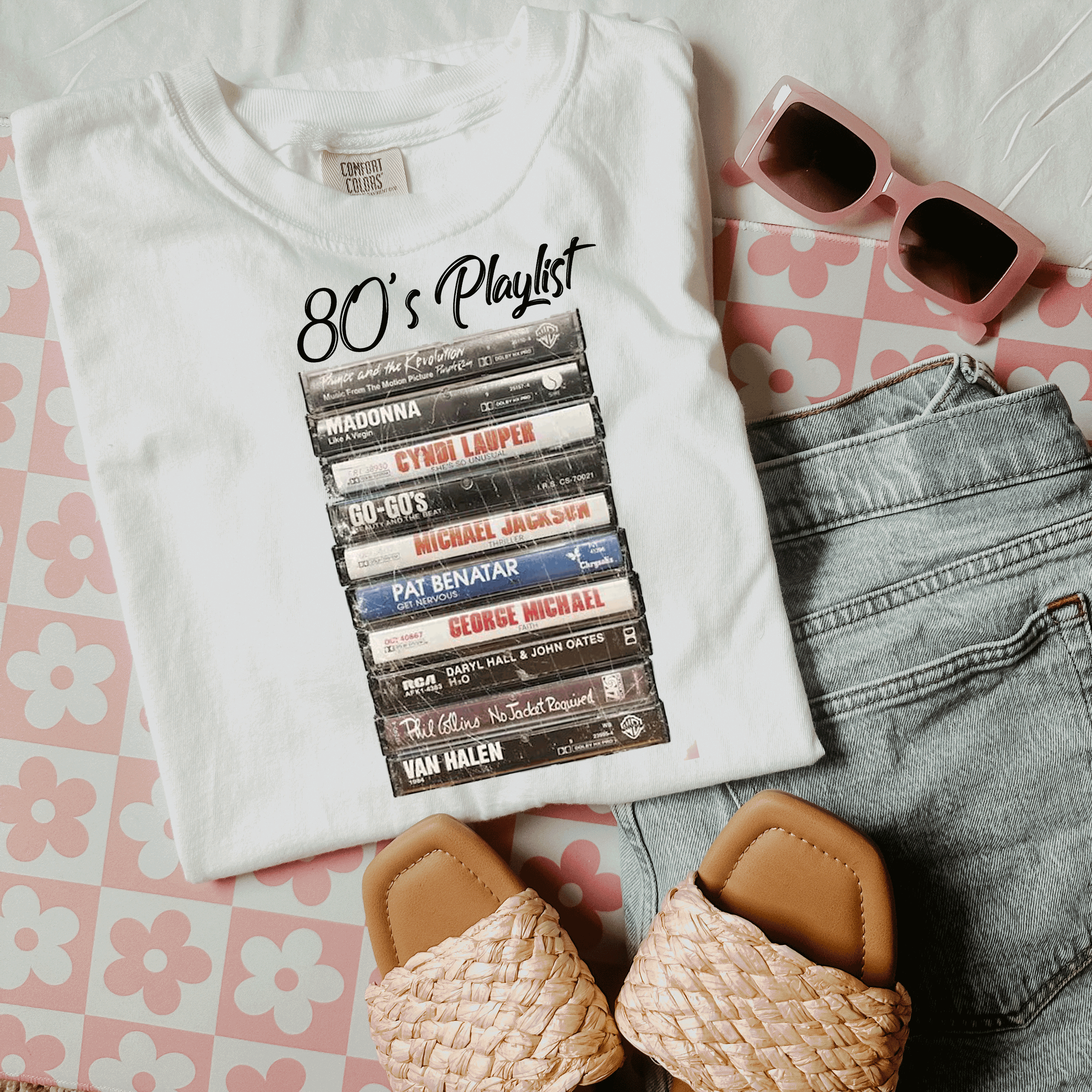 A Blessed Texas Mess Boutique Old School Playlist Sweatshirt, Old School Playlist Shirt, Retro 80s 90s Music… — dtf / graphic shirts category context