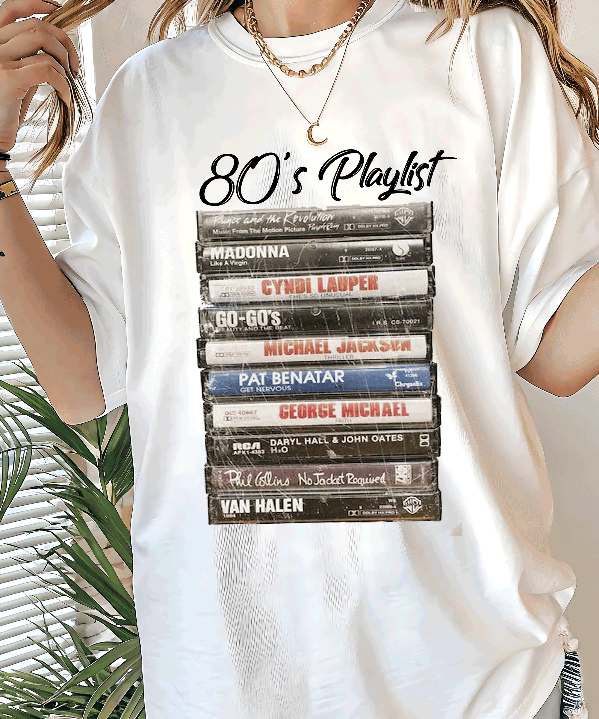 A Blessed Texas Mess Boutique Old School Playlist Sweatshirt, Old School Playlist Shirt, Retro 80s 90s Music… — main product shot
