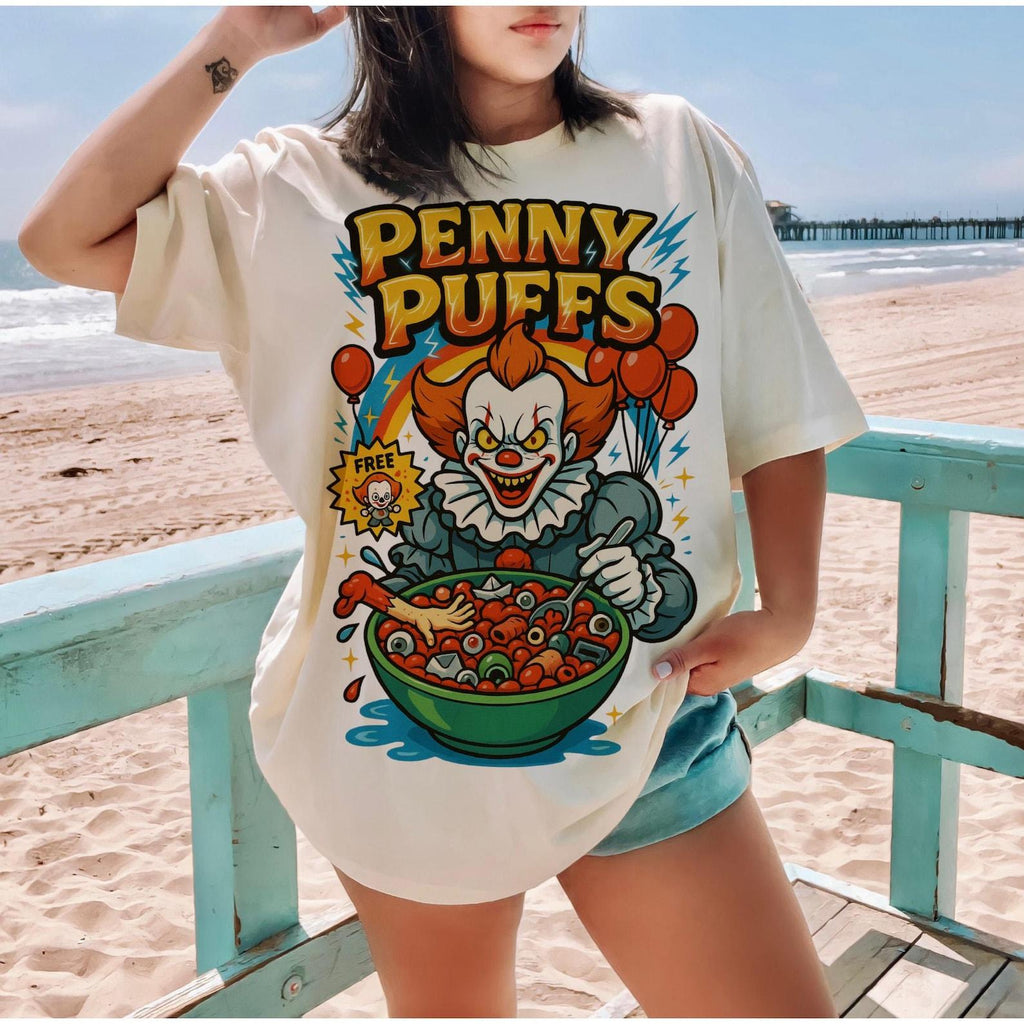 Pasimax Spooky Horror Cereal Tee — detail close-up