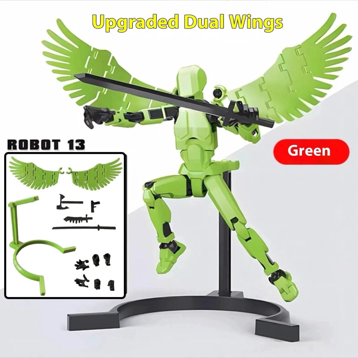Multi-Jointed Shapeshift Robot - 3D Printed Action Model Toy