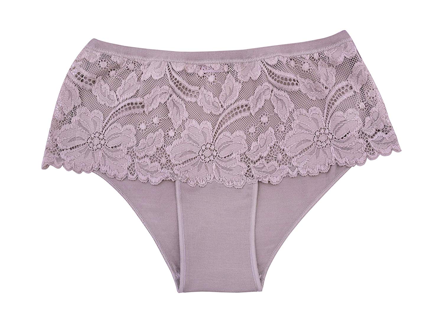 tittimitti EGI Luxury Modal Women's Lace-Trimmed Briefs Panties. Proudly Made in Italy.(1153) — alternative angle
