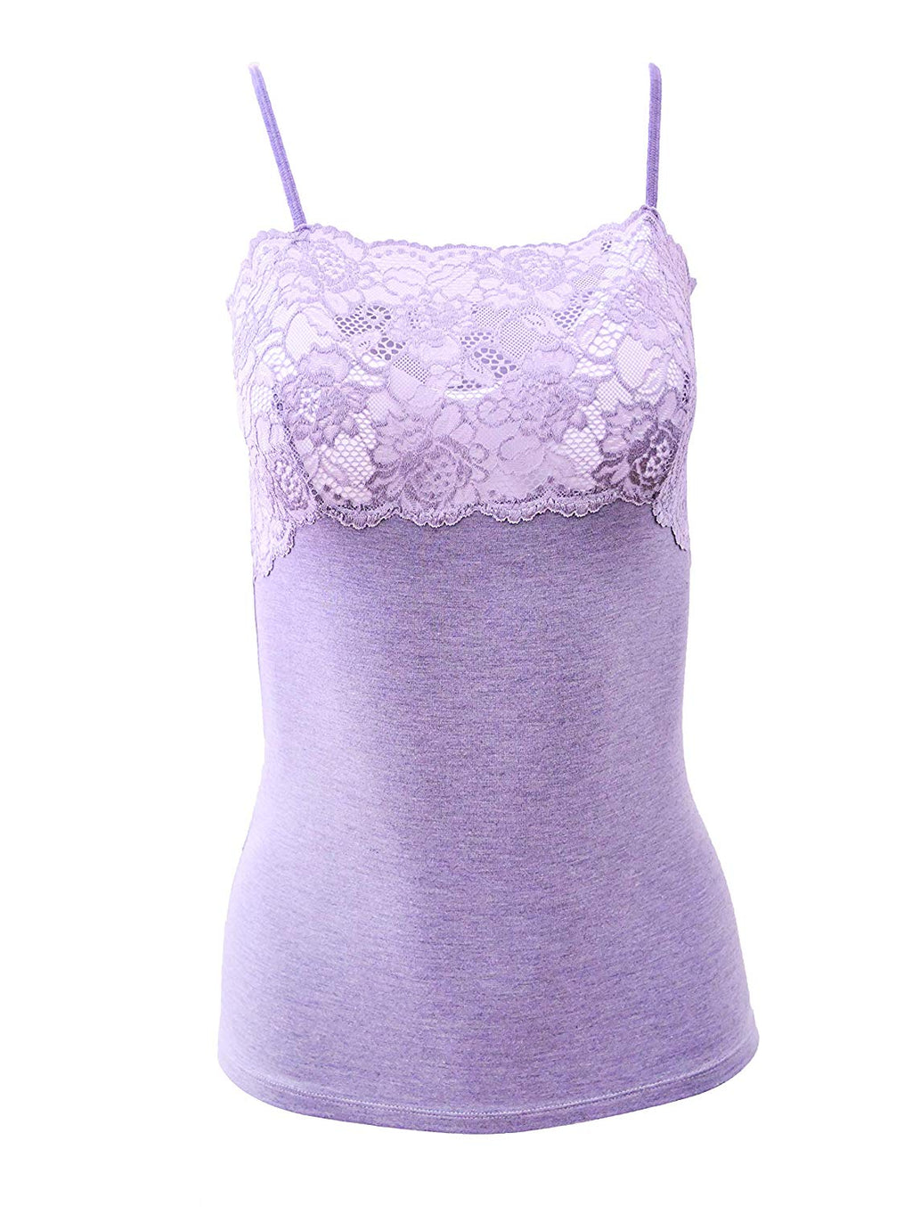 tittimitti EGI Luxury Modal Women's Lace-Trimmed Camisole. Proudly Made in Italy (1135) — size reference