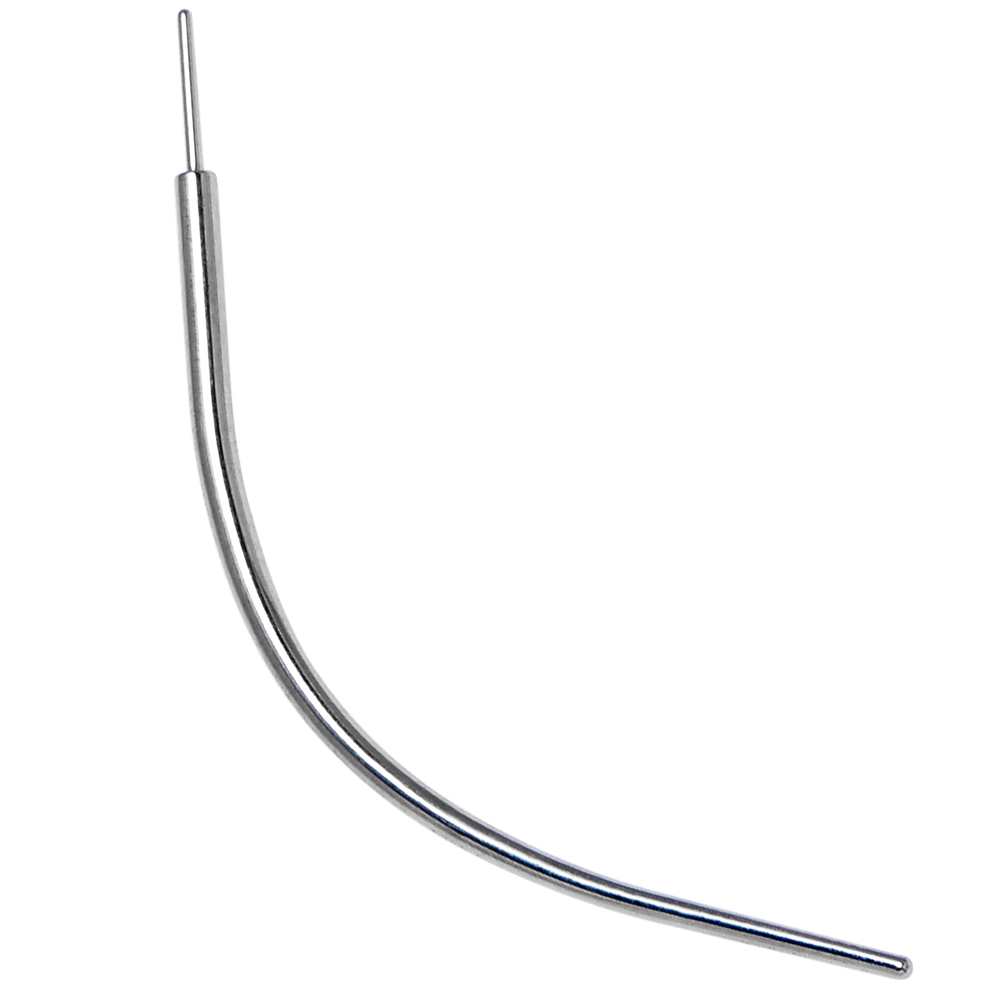 BodyCandy Stainless Steel Curved Insertion Tool, Threadless Insertion Pin Taper — main product shot