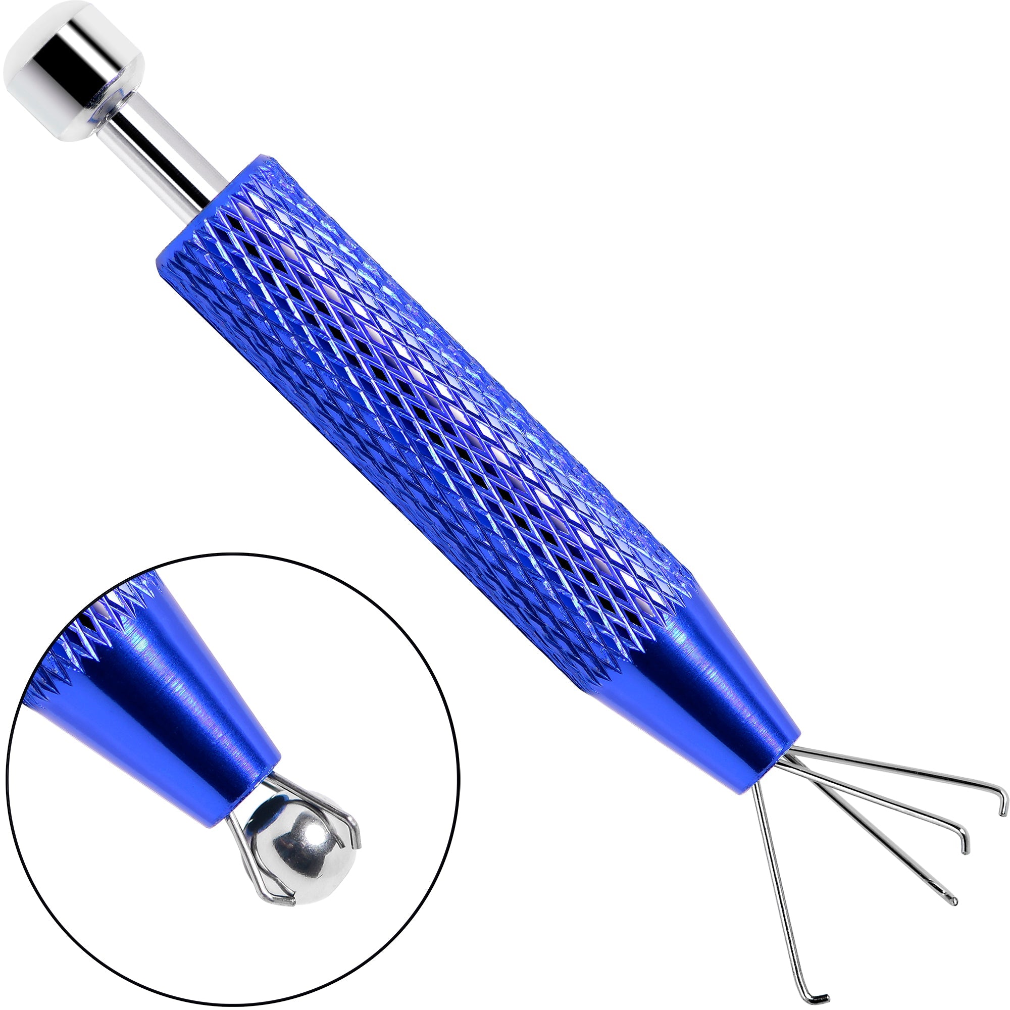 BodyCandy Piercing Ball Grabber Tool 2.48 Inch Length — size reference