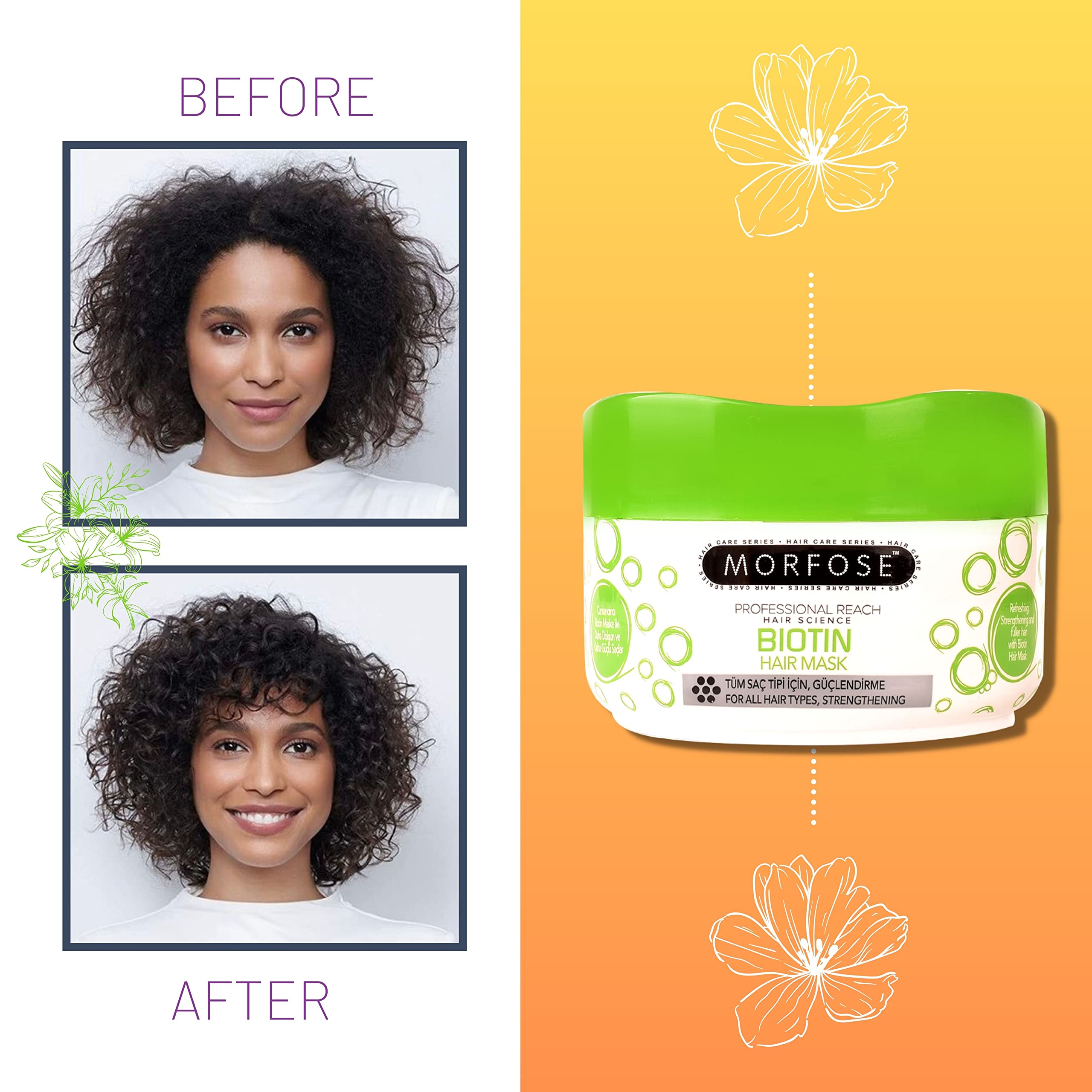 Morfose Biotin Hair Mask 250ml - Nourishing Treatment | Hair Care