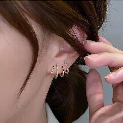 SORI STYLE Spiral Hoop Earrings - Sori Style — back view