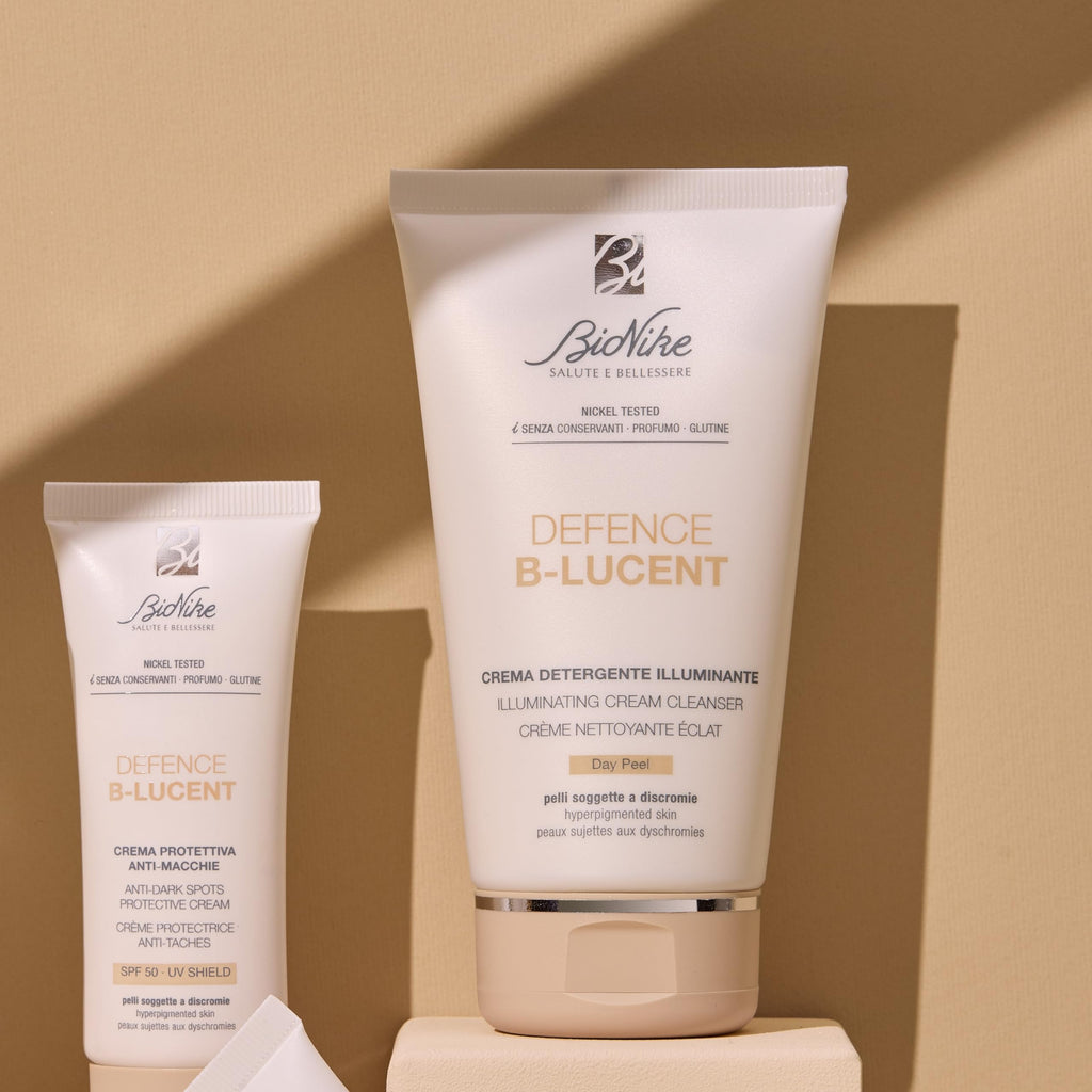 BioNike Defence B-Lucent Day Peel Cream Cleanser - Gentle Daily Peeling for Brighter Skin