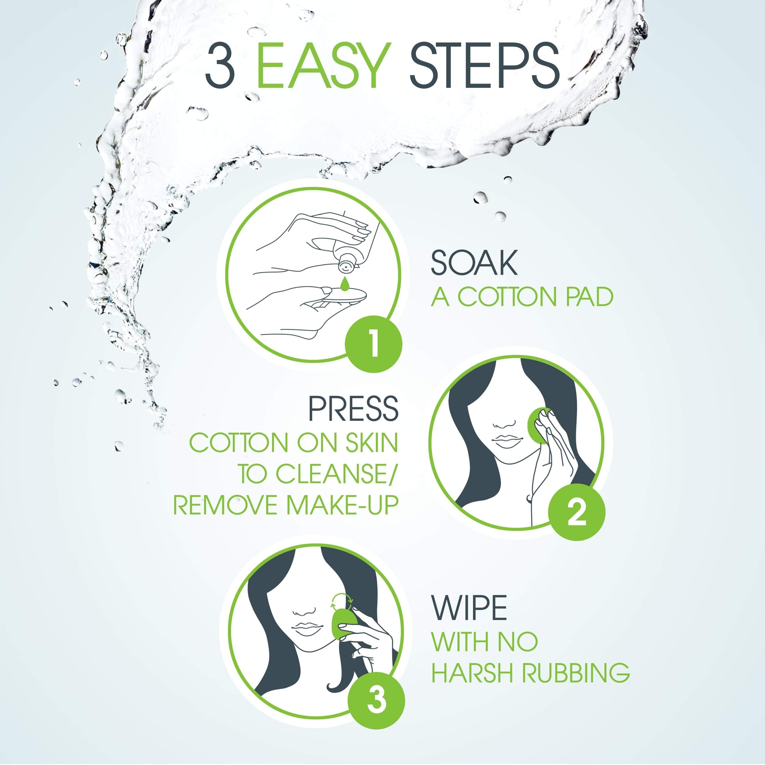 Bioderma Sebium H2O Cleansing Water for Combination/Oily Skin - 8.45 fl oz, Non-Comedogenic, No-Rinse Formula