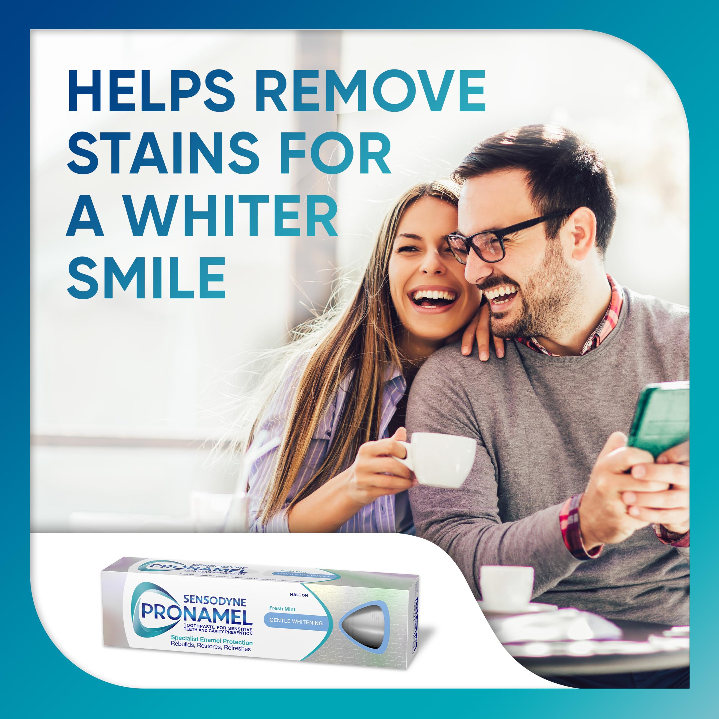 Sensodyne Sensitive Teeth Toothpaste with Whitening - 2.54 fl oz - For All-Day Sensitivity Protection & Oral Care