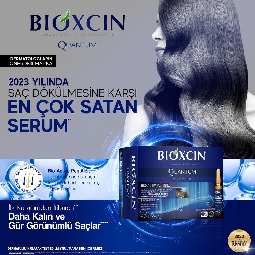 Bioxcin Quantum Bio-Activ Hair Serum - 15x6 ml