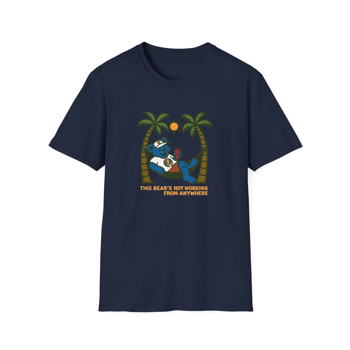 The Bear's Not Working From Anywhere - Life is Dead T-Shirt