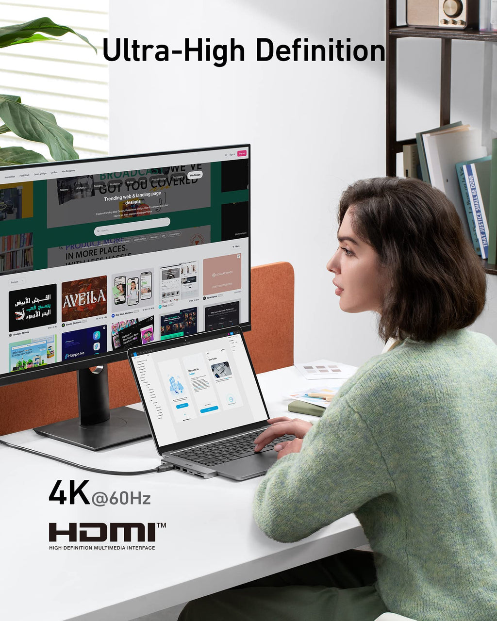 Anker <b>547</b> USB-C Hub (7-in-2, for MacBook), view 4