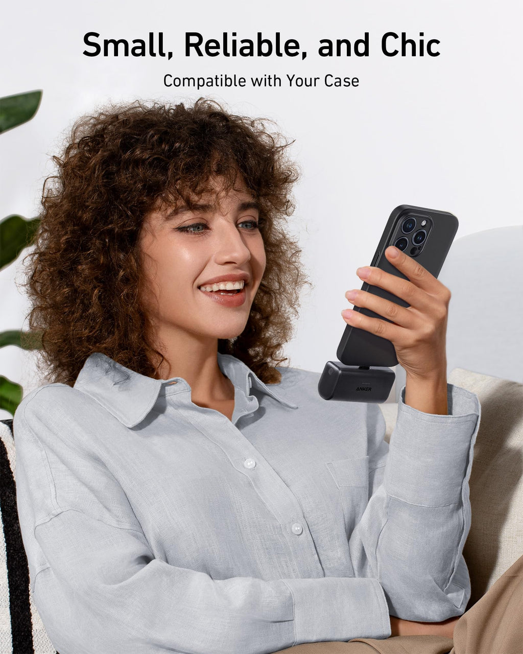 Anker Nano Power Bank (22.5W, Built-In USB-C Connector), view 5