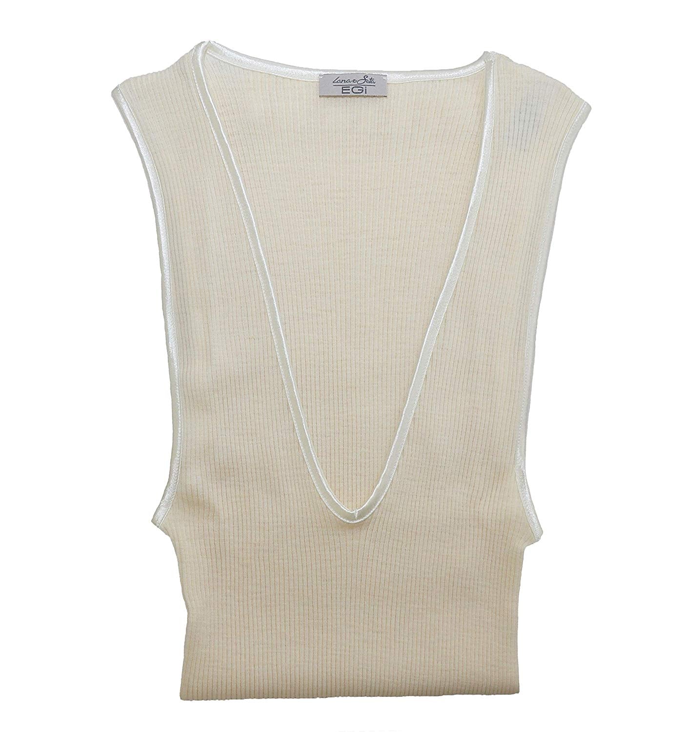 tittimitti EGI Luxury Wool Silk V-Neck Tank Top. Proudly Made in Italy. — lifestyle context